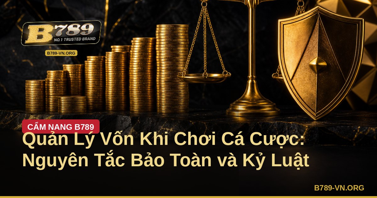 Quản Lý Vốn Khi Chơi Cá Cược: Nguyên Tắc Bảo Toàn và Kỷ Luật – B789