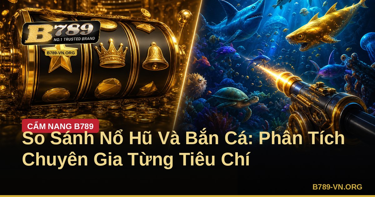 So Sánh Nổ Hũ Và Bắn Cá: Phân Tích Chuyên Gia Từng Tiêu Chí – B789